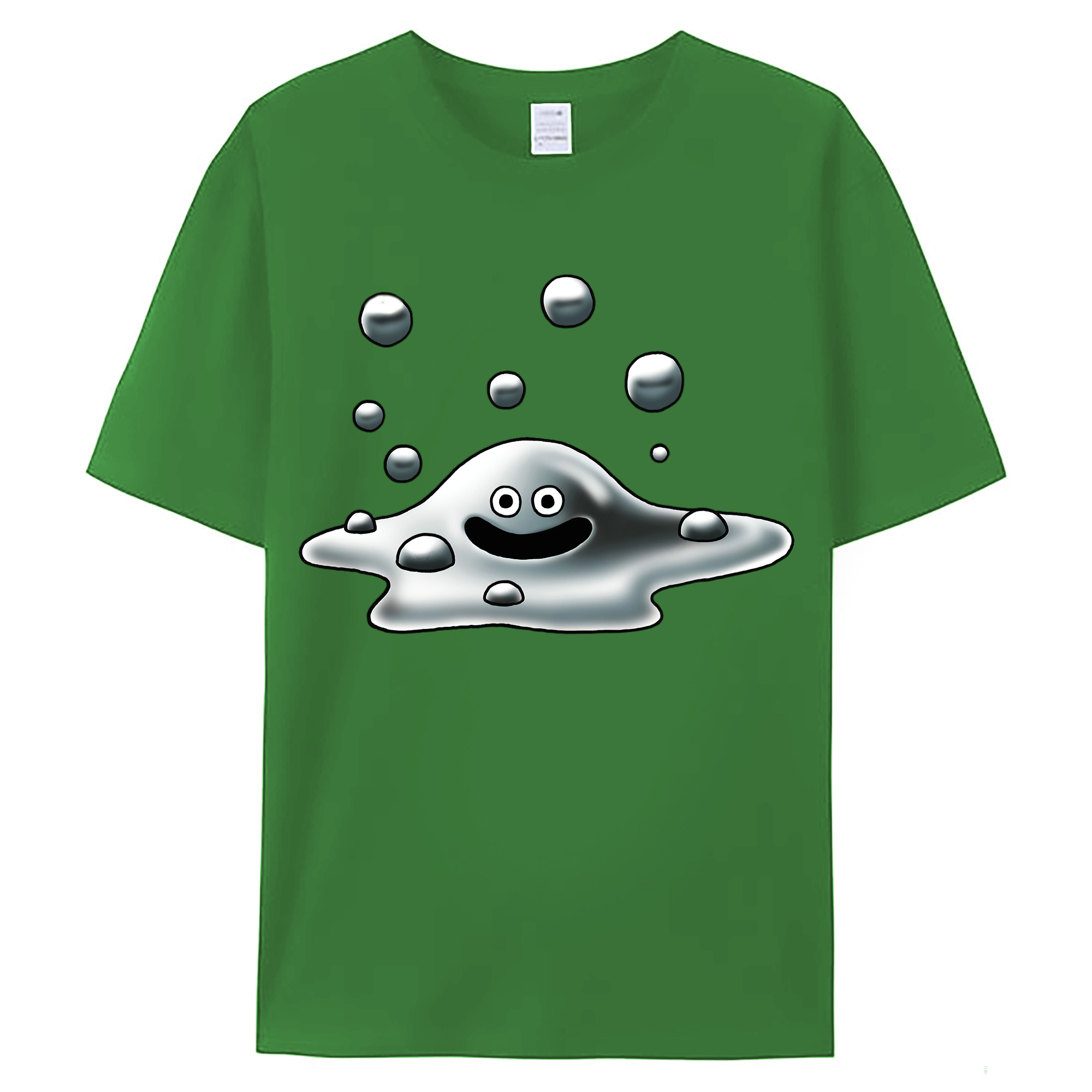 （画像用） ドラゴンクエスト Doragon Kuesuto Dragon Quest レディースカジュアルプリントTシャツ（綿100％）